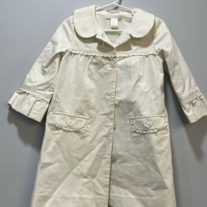 Off white dress coat size 12-24 months from Janie and Jack
